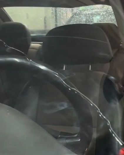 polarizado para carro en casa